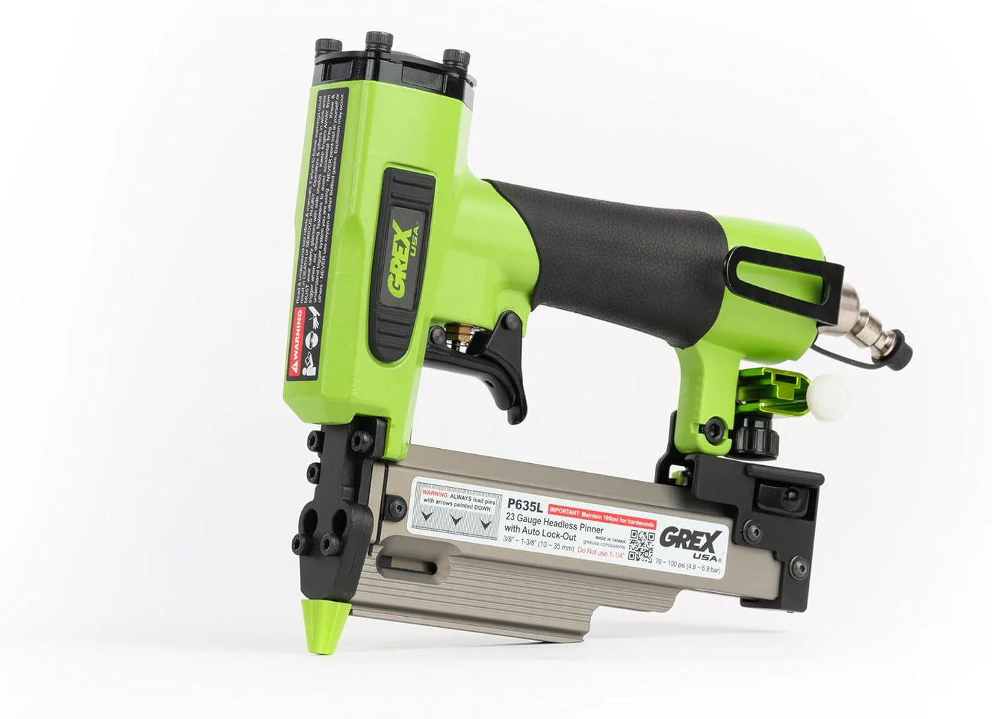 Pinner w/Auto Lock-Out & Edge Guide