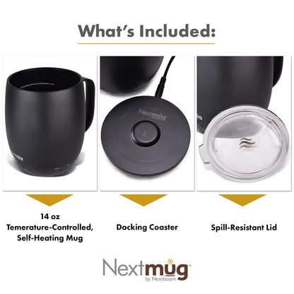NEXTMUG BY NEXTBOOM Nextmug - Temperature-Controlled Self-Heating Mug