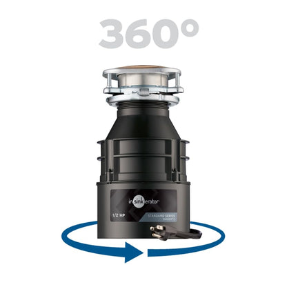INSINKERATOR InSinkErator Badger 5 Garbage Disposal, 1/2 HP