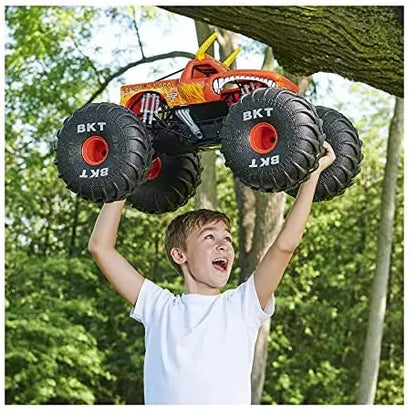Monster Jam, Official Mega Grave Digger All-Terrain Remote Control Monster Truck with Lights sgtnighsdesigns