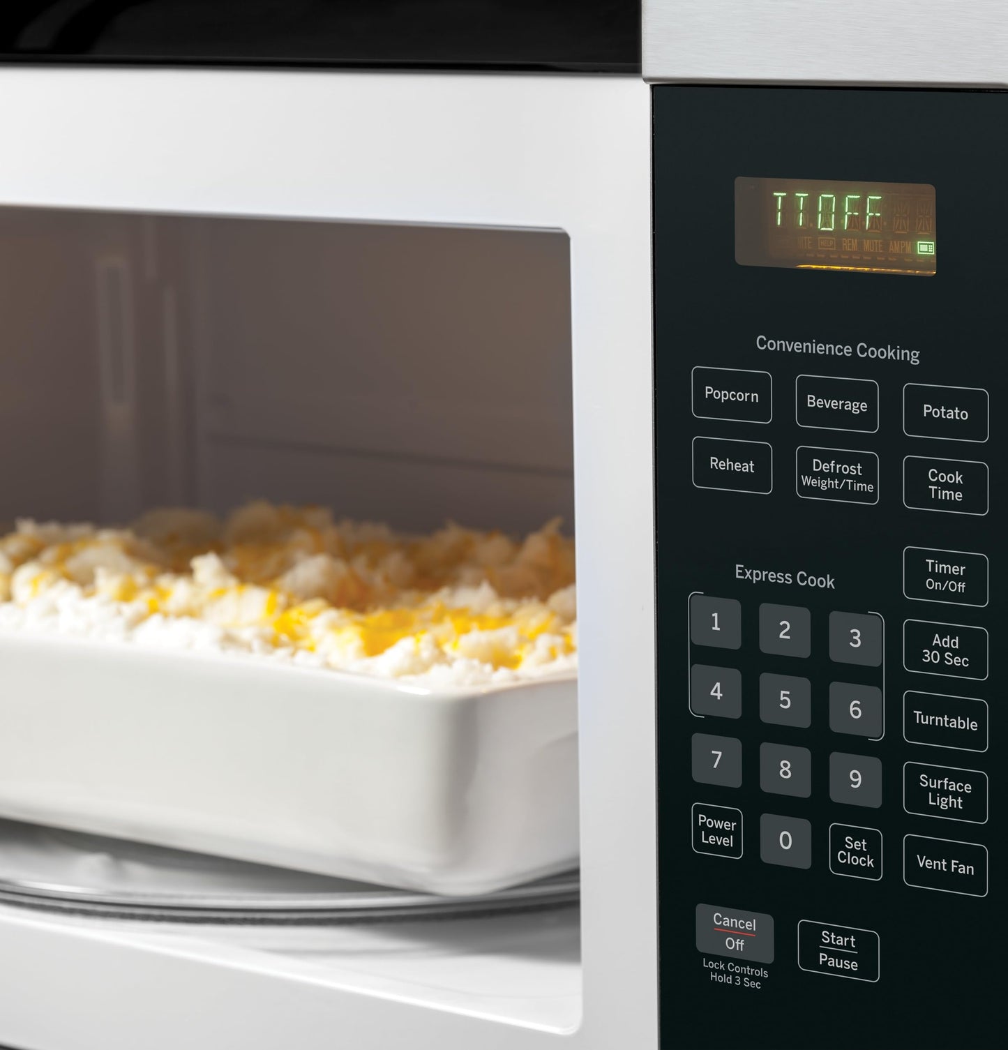 GE 30" Over-the-Range Microwave with 1000 Watts, 1.6 Cu Ft