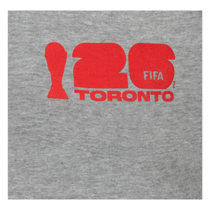 FIFA World Cup 2026™ Toronto Poster Grey T-Shirt ENG - Unisex